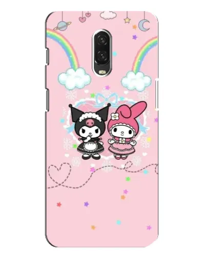 Чехол для OnePlus 6T с картинкой «My Melody и Kuromi»