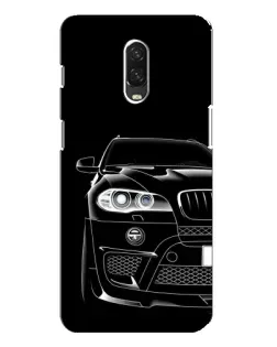 Чехол для OnePlus 6T с картинкой «Темный силуэт BMW»