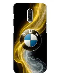 Чехол для OnePlus 6T с картинкой «Золотистый дым BMW»