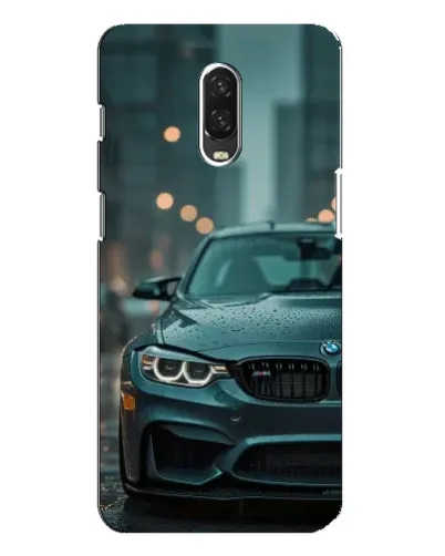 Чехол для OnePlus 6T с картинкой «BMW в огнях города»