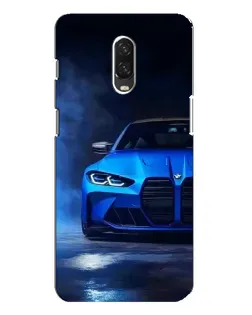 Чехол для OnePlus 6T с картинкой «Голубая BMW M4»
