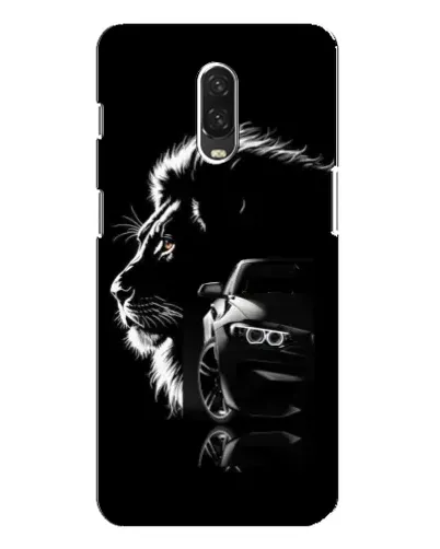 Чехол для OnePlus 6T с картинкой «BMW и лев»