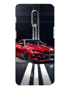 Чехол для OnePlus 6T с картинкой «Красная BMW на дороге»