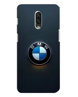 Чехол для OnePlus 6T с картинкой «Логотип BMW — минимализм»