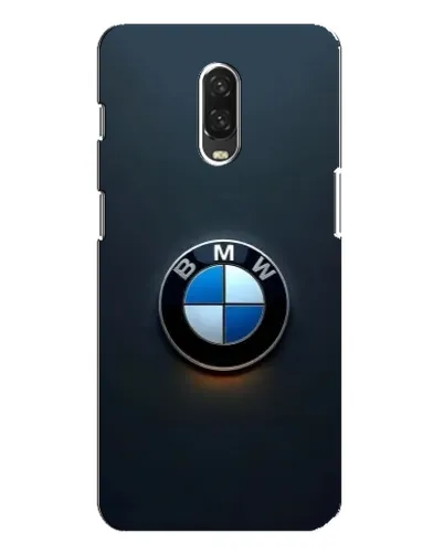 Чехол для OnePlus 6T с картинкой «Логотип BMW — минимализм»