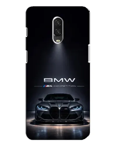 Чехол для OnePlus 6T с картинкой «BMW сквозь ночной город» Чехол для OnePlus 6T с картинкой «BMW сквозь ночной город»