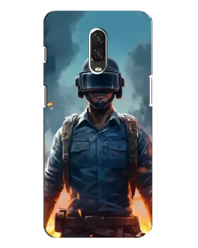 Чехол для OnePlus 6T с картинкой «PUBG — реалистичный герой»