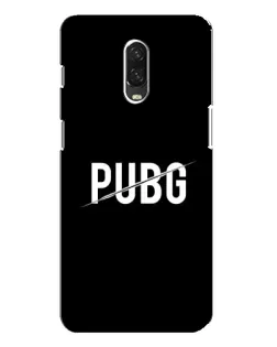 Чехол для OnePlus 6T с картинкой «PUBG — белый логотип»