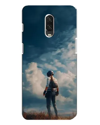 Чехол для OnePlus 6T с картинкой «Герой PUBG на скале»