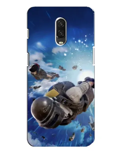 Чехол для OnePlus 6T с картинкой «Десант PUBG — прыжок»
