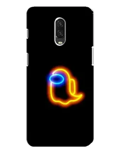Чехол для OnePlus 6T с картинкой «Among Us неоновое сияние»