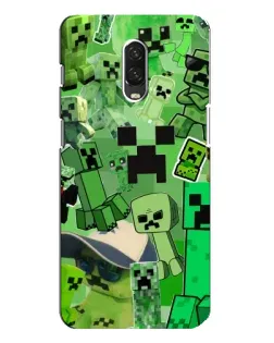 Чохол для OnePlus 6T з картинкою «Кріпери Minecraft»