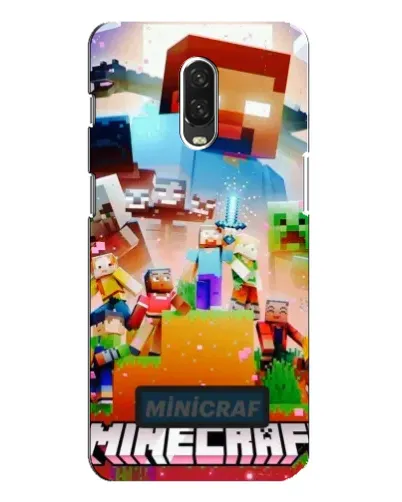 Чехол для OnePlus 6T с картинкой «Minecraft герои игры»