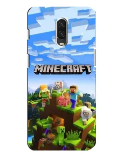 Чехол для OnePlus 6T с картинкой «Minecraft классический мир»
