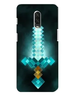 Чехол для OnePlus 6T с картинкой «Алмазный меч неон»