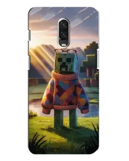 Чехол для OnePlus 6T с картинкой «Крипер в свитере»