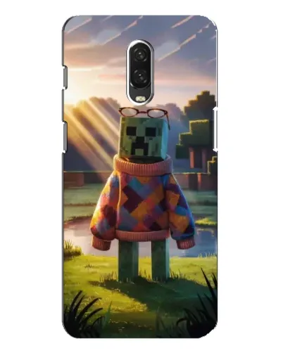 Чехол для OnePlus 6T с картинкой «Крипер в свитере»