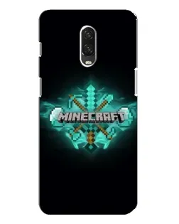 Чехол для OnePlus 6T с картинкой «Minecraft Diamond лого»