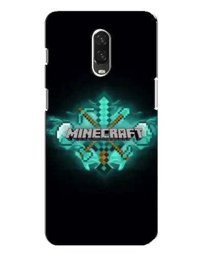 Чехол для OnePlus 6T с картинкой «Minecraft Diamond лого»