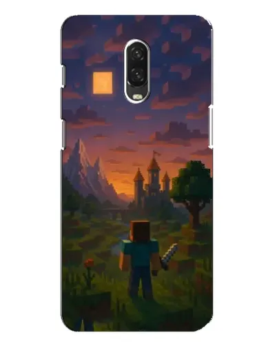 Чехол для OnePlus 6T с картинкой «Стив у башни»
