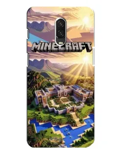 Чехол для OnePlus 6T с картинкой «Minecraft панорама»