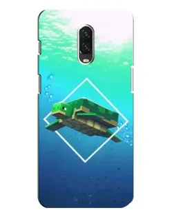 Чехол для OnePlus 6T с картинкой «Черепаха Minecraft»