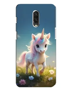 Чохол для OnePlus 6T з картинкою «Єдиноріг на галявині»