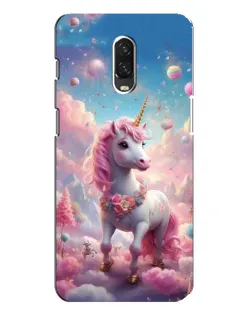 Чохол для OnePlus 6T з картинкою «Єдиноріг серед хмар»