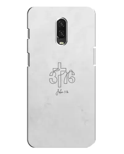 Чохол для OnePlus 6T з картинкою «Івана 3:16 Хрест»