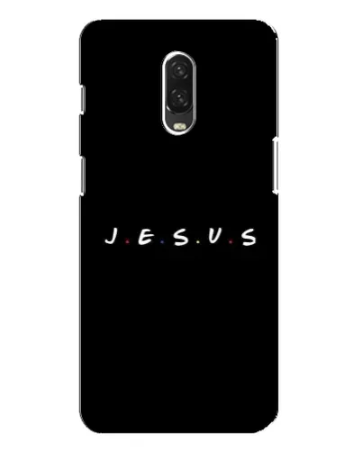 Чохол для OnePlus 6T з картинкою «Крапки віри J.E.S.U.S.»