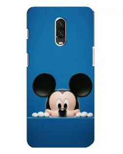 Чохол для OnePlus 6T з картинкою «Міккі виглядає»