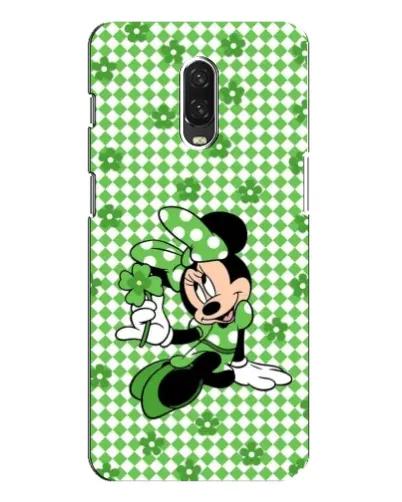 Чохол для OnePlus 6T з картинкою «Mickey в клітинку»
