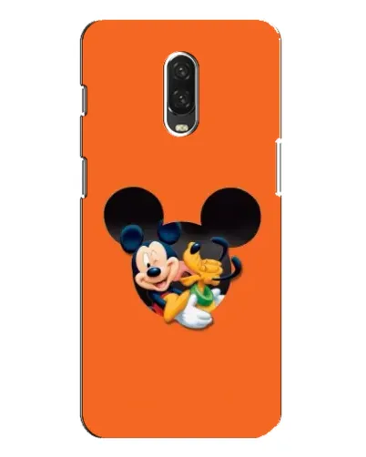 Чохол для OnePlus 6T з картинкою «Серце Міккі Мінні»