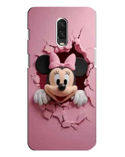 Чохол для OnePlus 6T з картинкою «Мінні крізь стіну»