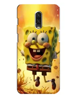 Чохол для OnePlus 6T з картинкою «Губка Боб стрибає»