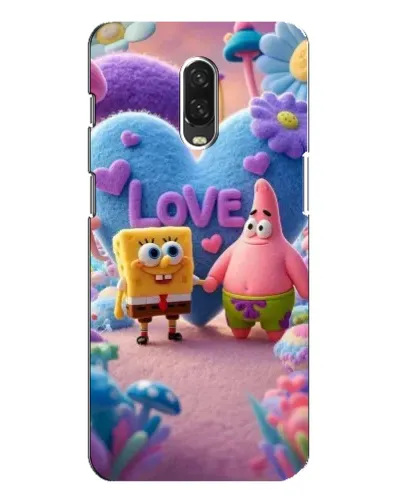 Чохол для OnePlus 6T з картинкою «Губка Боб Патрік»