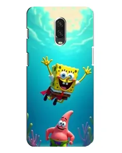 Чехол для OnePlus 6T с картинкой «Спанч Боб под водой»