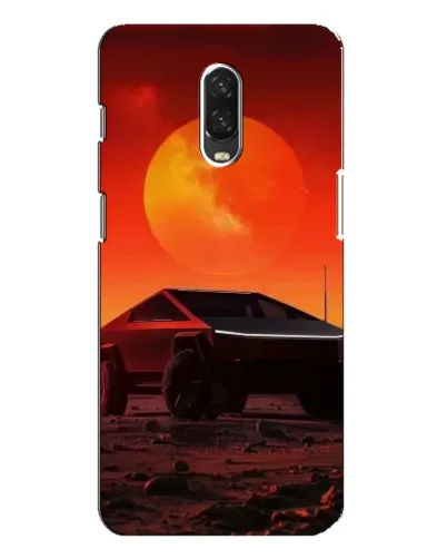 Чехол для OnePlus 6T с картинкой «Cybertruck на Марсе»