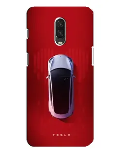 Чехол для OnePlus 6T с картинкой «Tesla Top View» Чехол для OnePlus 6T с картинкой «Tesla Top View»