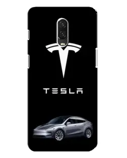 Чехол для OnePlus 6T с картинкой «Tesla Model Y»