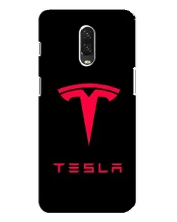 Чехол для OnePlus 6T с картинкой «Tesla Red Logo»