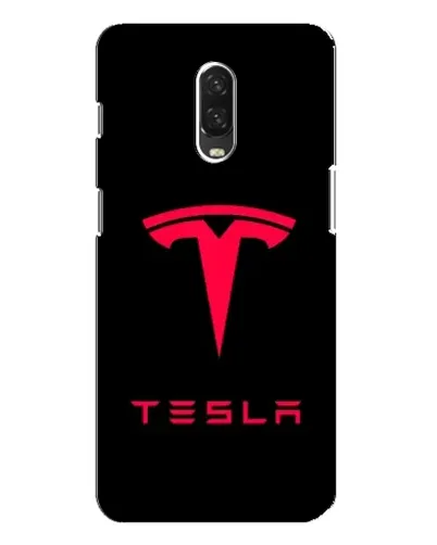 Чехол для OnePlus 6T с картинкой «Tesla Red Logo»