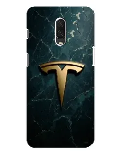 Чехол для OnePlus 6T с картинкой «Мраморная Tesla Gold»