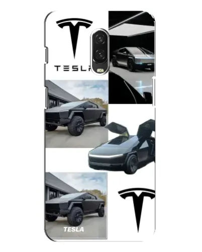 Чехол для OnePlus 6T с картинкой «Коллаж Cybertruck Tesla»