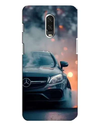 Чехол для OnePlus 6T с картинкой «Mercedes — ночной город» Чехол для OnePlus 6T с картинкой «Mercedes — ночной город»