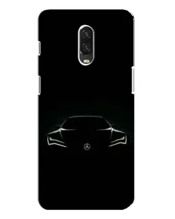 Чехол для OnePlus 6T с картинкой «Mercedes — силуэт авто» Чехол для OnePlus 6T с картинкой «Mercedes — силуэт авто»
