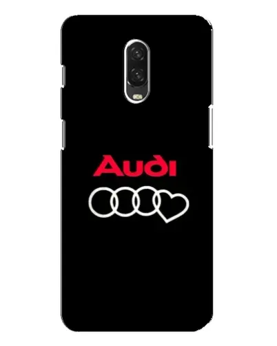 Чехол для OnePlus 6T с картинкой «Логотип Audi Heart»