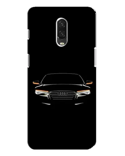 Чехол для OnePlus 6T с картинкой «Audi — ночной контур»