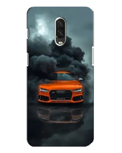Чехол для OnePlus 6T с картинкой «Audi в облаках дыма»