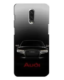 Чехол для OnePlus 6T с картинкой «Audi — градиентный контур»